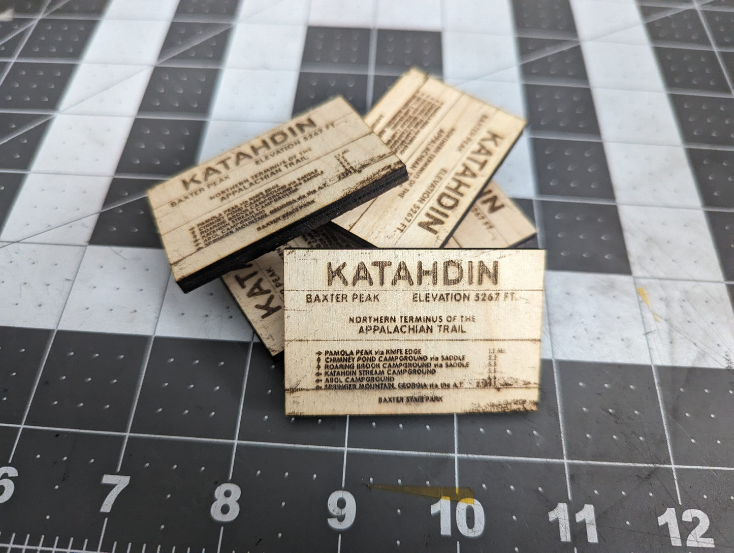 Katahdin Summit Sign Magnets