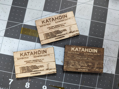 Katahdin Summit Sign Magnets