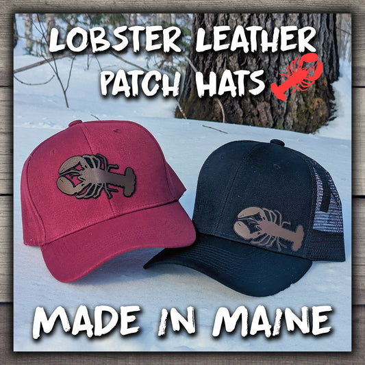 Lobster Leather Patch Hat | Maine Made